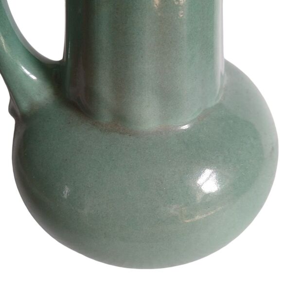 Vintage Camark 1920s Art Deco Pottery Blue Aqua Ceramic Pitcher - Picture 7 of 9